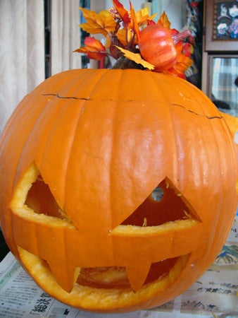 手鞠　手毬　てまり　ハロウィン　ジャックオーランタン 手鞠手毬てまりハロウィンジャックオーランタン