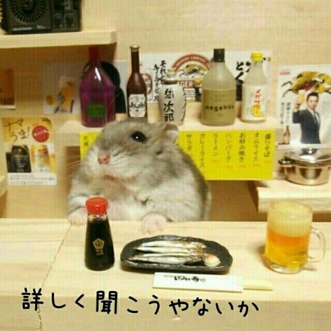 Twitterで人気 居酒屋の大将 ハムスターの銀次 ニュースコラム リビングくらしナビ