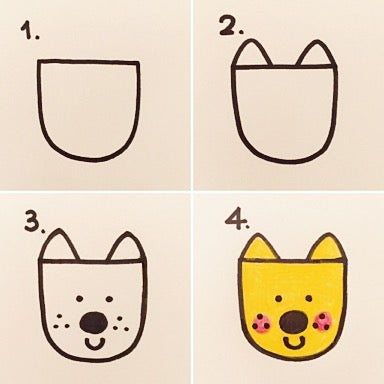 たった４ステップ でかわいい動物イラストをマスターしよう リビングメイト 子育て 本日も低空飛行たまに上昇 リビングメイト リビングくらしナビ