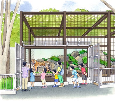 東山動植物園が80周年！新たに獣舎を改装、小学生向けにターザン