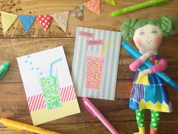 裏ワザ 絵が描けなくてもok スタンプを押すだけでできる 夏にぴったりなカード いしいさくらのハンドメイド日和 Shufu 1通信 リビングくらしナビ 裏ワザ 絵が描けなくてもok スタンプを押すだけでできる 夏にぴったりなカード いしいさくらのハンドメイド日和 Shufu 1通信 リビングくらしナビ