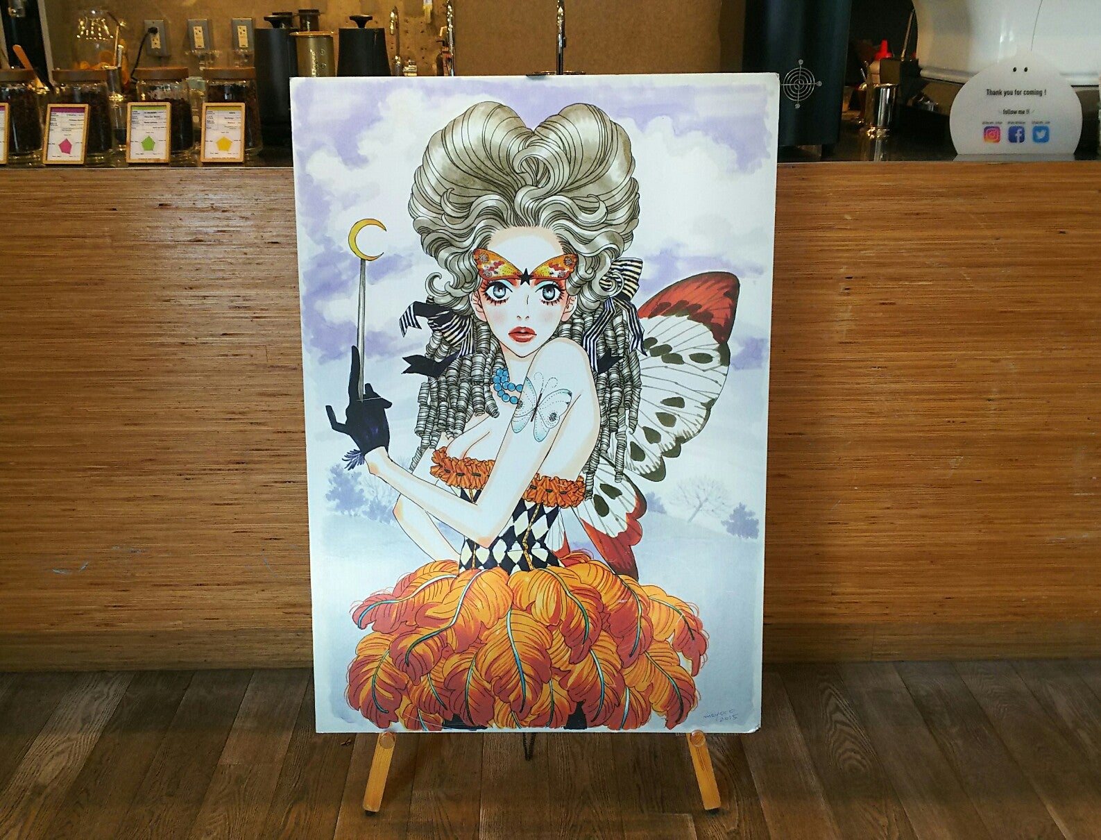 安野モヨコの塗り絵】ワンコインで体験♪カフェの期間限定イベント