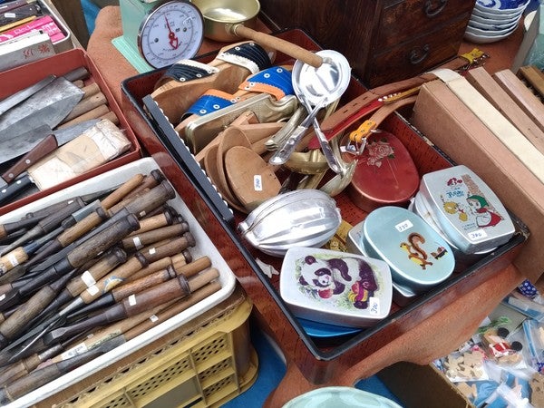 真岡】大前神社のお宝骨董市は500円以下でも買える古道具・雑貨の宝庫