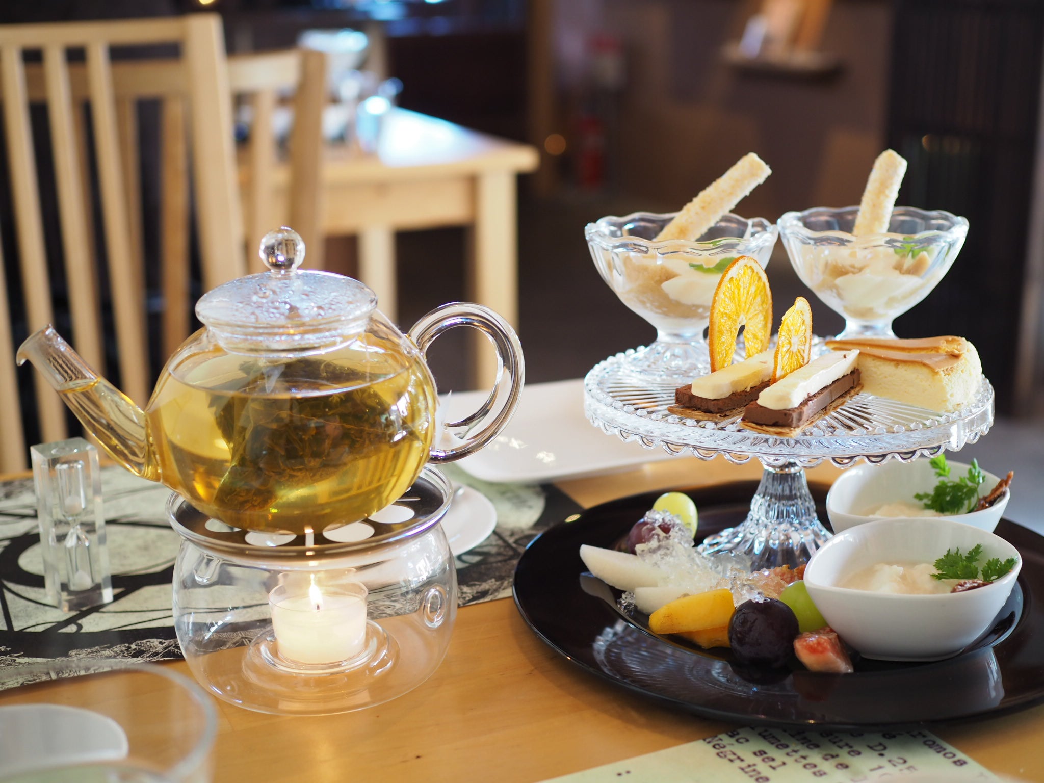 感動が止まらない！キャンドル卓 渡邉邸のアフタヌーンティー風ランチ