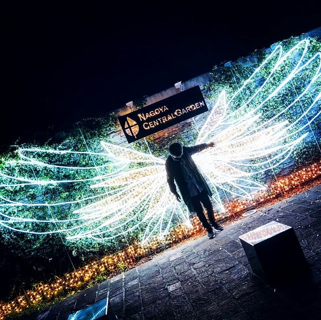 光る 天使の羽 でインスタ映え 池下で撮れる奇跡の1枚 ナゴヤセントラルガーデン リビング名古屋web