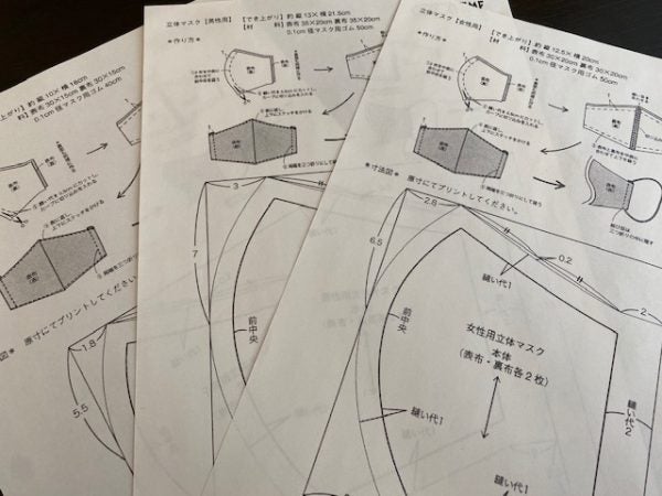 無料dl 裁縫初心者主婦と小2息子がローソンの 無料手作りマスクの型紙 でマスクを作ってみた話 リビングメイト 子育て 手抜き息抜きのんびりlife リビングメイト リビングくらしナビ