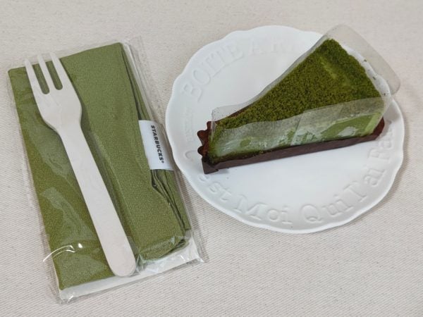 スタバ】おうちで抹茶！ケーキフォークとちりめんクロスセットを買って