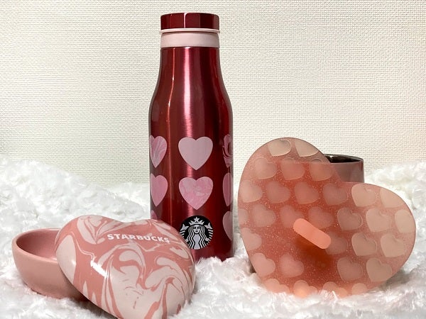 バレンタイン 2021 スターバックス ステンレスボトル マーブル