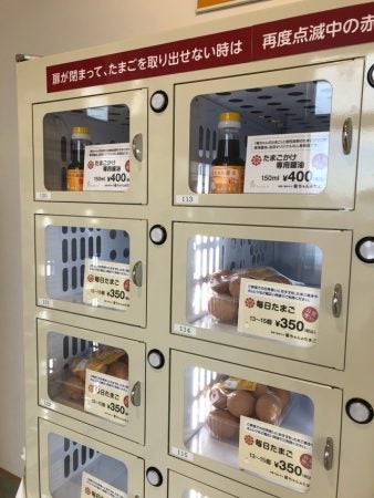 鹿児島市・吉野町】濃厚！絶品！卵の自動販売機「たまごの菊ちゃん