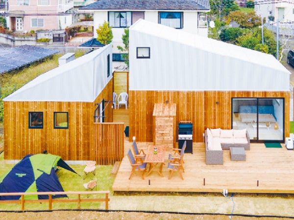 小屋　タイニーハウス　電車好きな方必見（千葉県君津市） 移動も出来るトレーラーハウス型 | ミニハウス屋