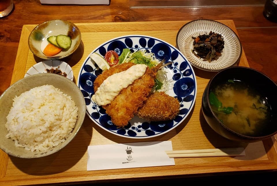 並んででも絶対食べたい 素朴で絶品アジフライ定食 空堀商店街近く 橋の湯食堂 居酒屋 リビング大阪web