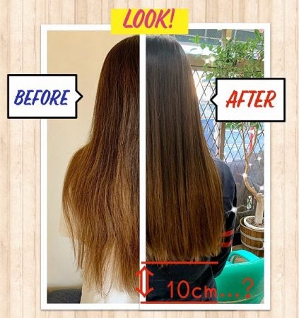 １年ぶりの美容院 ヘアドネーション育毛中の10cmカット 長い損失 ずぼら主婦 リビング埼玉web