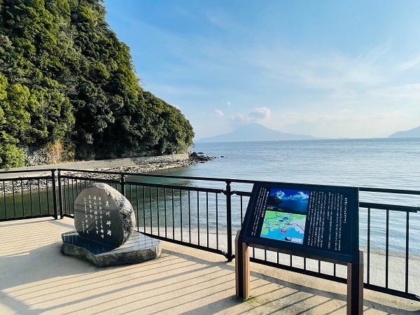 姶良】加治木八景にも選ばれている黒川岬展望公園 静かで綺麗な海に