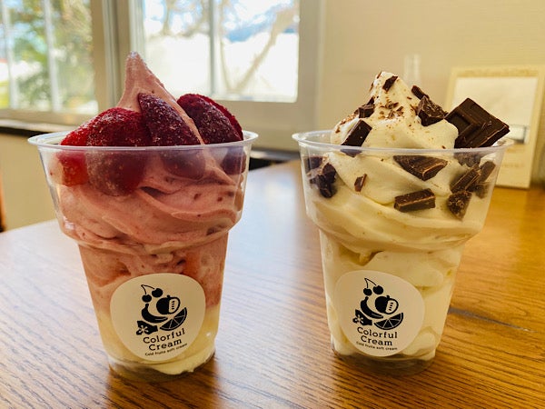 真駒内にコールドフルーツソフトとスコーンのお店「カラフルクリーム