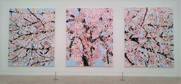 六本木】国立新美術館「ダミアン・ハースト 桜」東京で開花宣言
