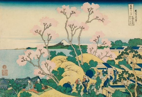 両国】すみだ北斎美術館 企画展「北斎花らんまん」春らんまんのお花見