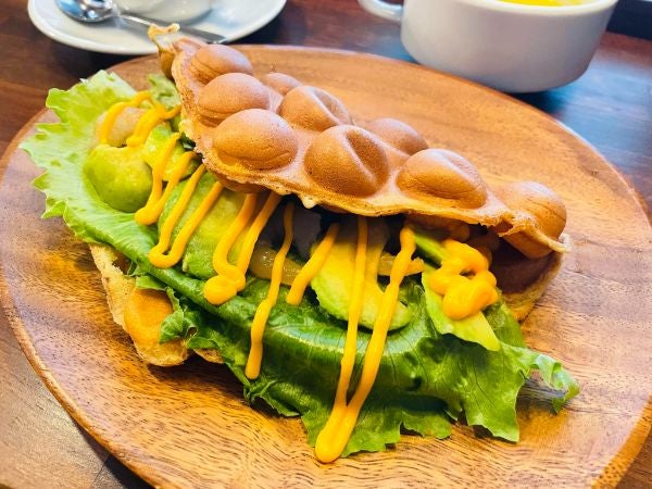 新品未使用】スイーツ エッグ バブル ワッフルメーカー 110V 業務用