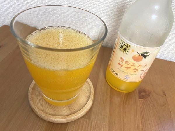 果物のフレッシュ感が美味 蒲郡みかんサイダー を飲んでみた リビング名古屋web