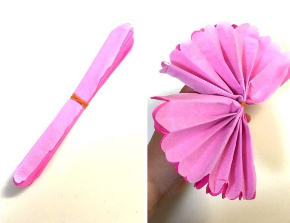 季節の工作 お花紙と折り紙で あじさい を作って飾ろう リビング埼玉web