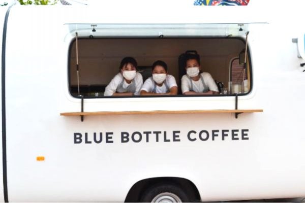 大濠公園 Blue Bottle Coffee Truck In九州 リビングふくおか 北九州web