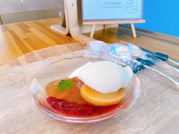 箕面】「ミチルアシェットデセール」の目の前で作られる本格デザート
