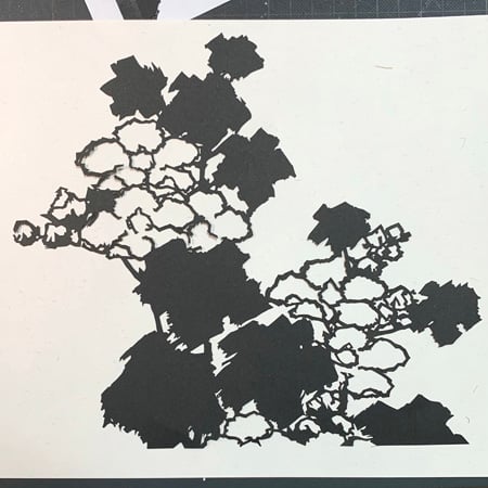 切り絵で魅せる♪葛飾北斎「芙蓉に雀」【by 戸田友美さん】 | リビング
