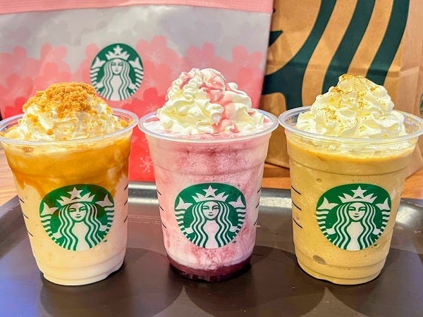 スタバ 3つのjimotoフラペチーノ を並べて飲み比べ リビングメイト グルメ わんこ好きプチプラ好き主婦のアレコレ リビングメイト リビングくらしナビ