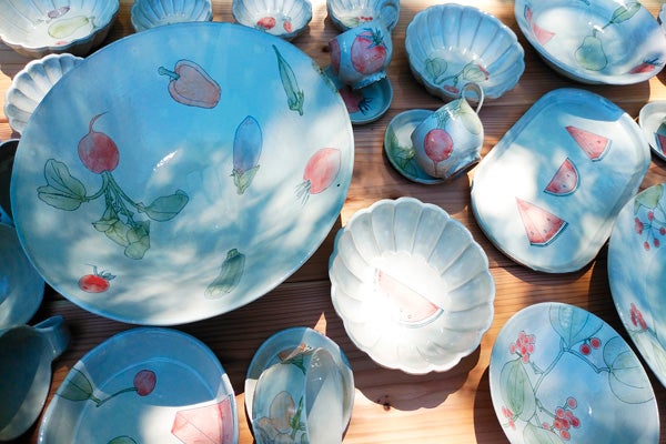 静岡市葵区】「山帰来陶房」静岡出身の陶芸家・日下麻里さんの作品展