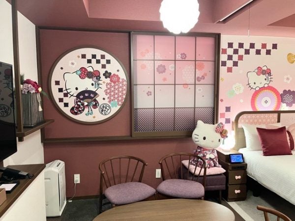 浅草】浅草東武ホテルで ハローキティ ルームを満喫 | リビング