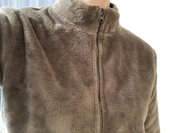 新品　無印　着る毛布ジャケット　８０cm
