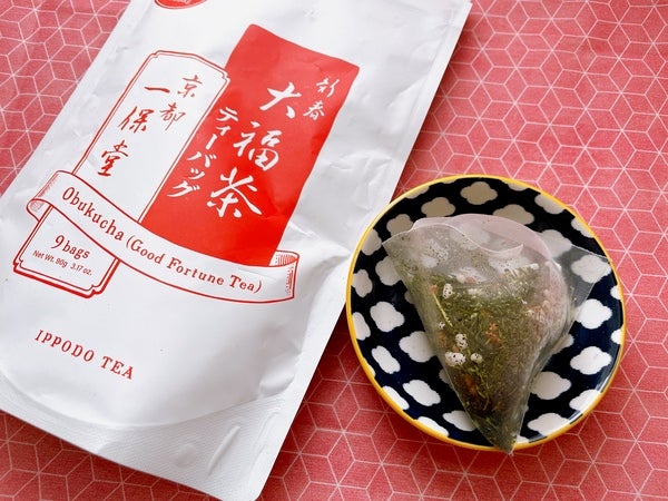 新年に♪一保堂茶舗の「大福茶」と長門屋の「羊羹ファンタジア