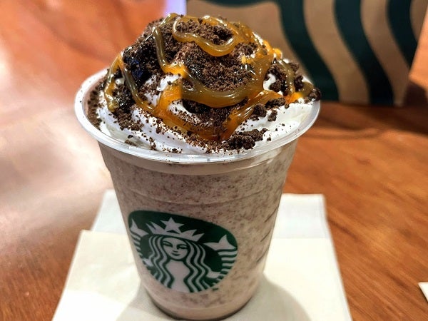 スタバ】フォンダン ショコラ フラペチーノ®に「キャラメルソース