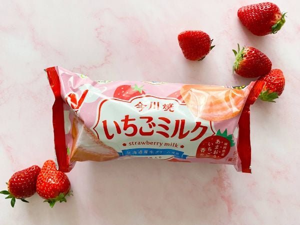 春夏限定発売！新発売ニチレイ冷凍食品「今川焼いちごミルク」 味わい