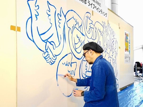 門秀彦さんの「手話アート」に感激！56周年のそごう千葉店「誕生祭」へ