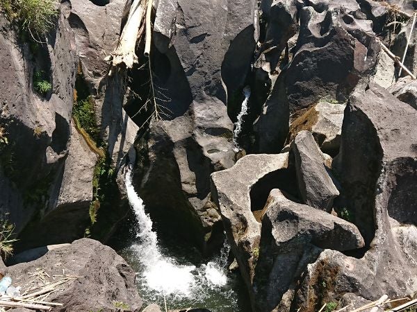 こせ渓谷の滝