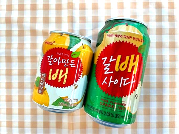 韓ビニのイチ推し】夏にぴったり！ど定番「梨ジュース」が炭酸に｜特集