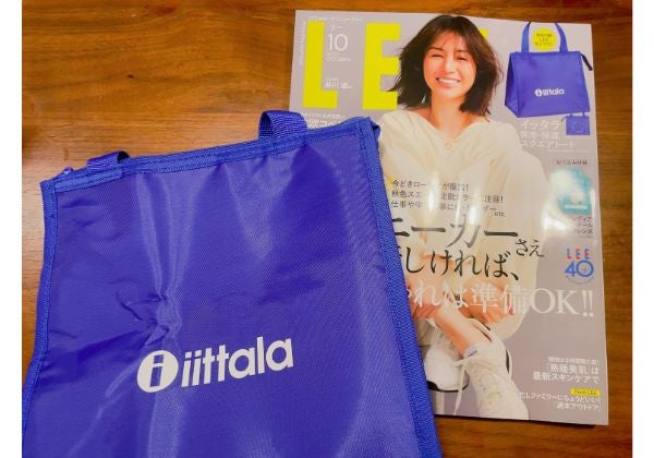 雑誌「LEE」×「iittala（イッタラ）」♡北欧ブルー保冷保温トート付録