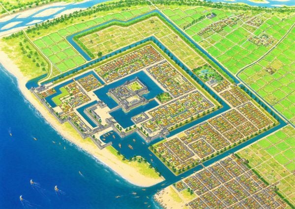 愛媛の歴史に強くなる！歴博の「甦る名城 香川元太郎城郭原画展