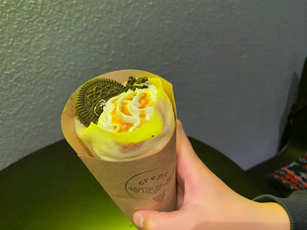 天六】夜中のクレープはマジうまい！「URU-ZUcrepe（ウルーズクレープ