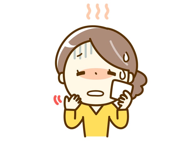 【さわだレディスクリニック】Q.突然、顔が火照って汗をたくさんかいてしまいます。更年期でしょうか|特集 | リビング岡山Web