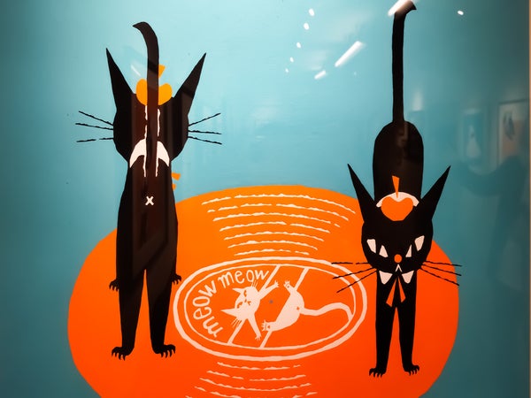 京橋】原画入手も可能かも！人気の黒ねこ意匠個展『みっけ