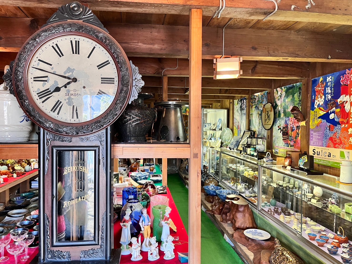 山儀　飯台　昭和レトロ あきる野】明治33年創業『陶器のむらやま』は昭和レトロで溢れているっ