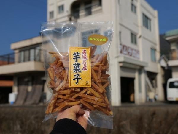 しまなみ真横！岩城島名産『芋菓子』出来たてをタムラ食品で＠愛媛県上