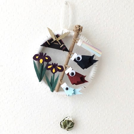 クラフトバンドで作ろう！こいのぼりのリース【by清水多賀子さん