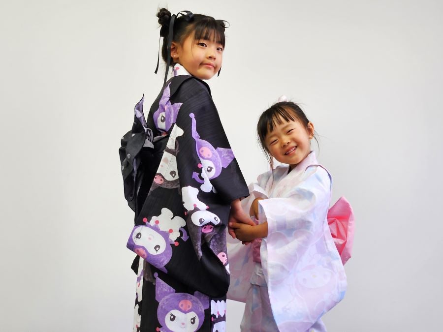 マイメロ　新品　ふりふ 浴衣、帯セットMY MELODY 0651-3-22000-2000_01s.jpg