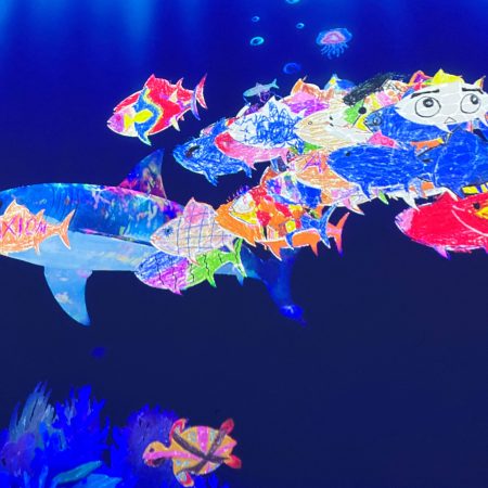 麻布台ヒルズ】チームラボボーダレスの「スケッチオーシャン」で自分の