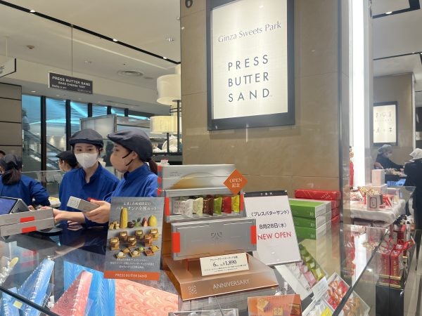 銀座三越】ニューオープン！「PRESS BUTTER SAND（プレスバターサンド）銀座三越店」には特別な味わいも♪ | リビング東京Web