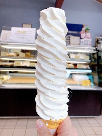 高さ30cm超えのジャンボソフトが350円「福のれん」福島県伊達市