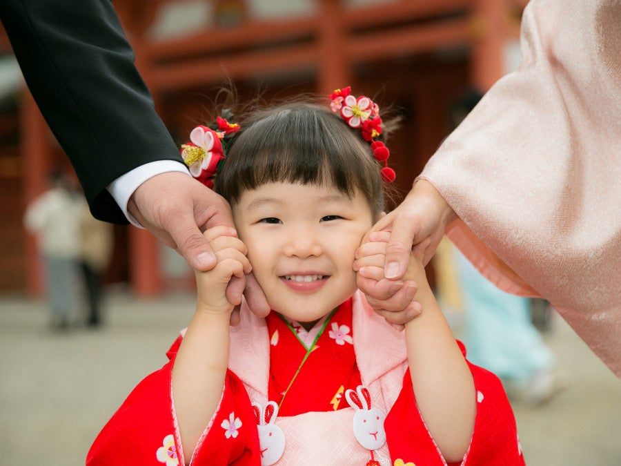 七五三　ポックリ　写真撮影の一度のみ短時間 室内撮影一度のみ使用】七五三 下駄 こっぽり ぽっくり