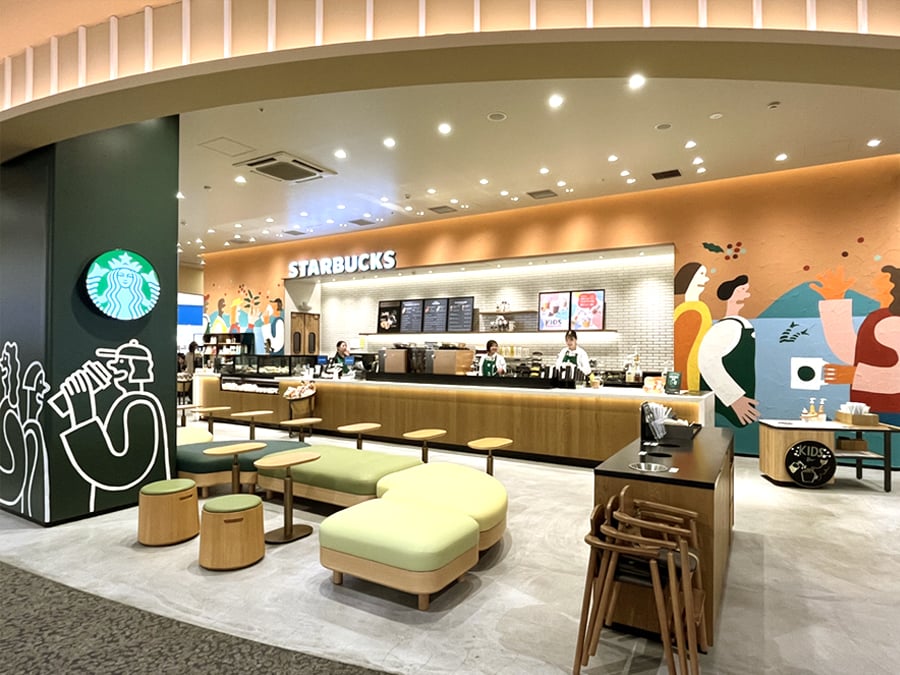 【越谷イオンレイクタウン mori】 3階のスタバがリニューアル／ 国内初！店舗限定「キッズ フラペチーノ®」、カスタマイズを楽しめる ...